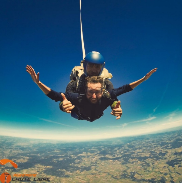 parachute auvergne chute libre